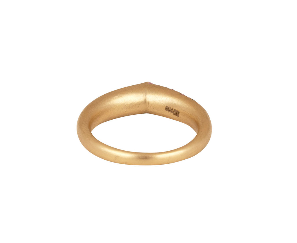 Pink Sapphire The Arch Self Love Stripe Ring