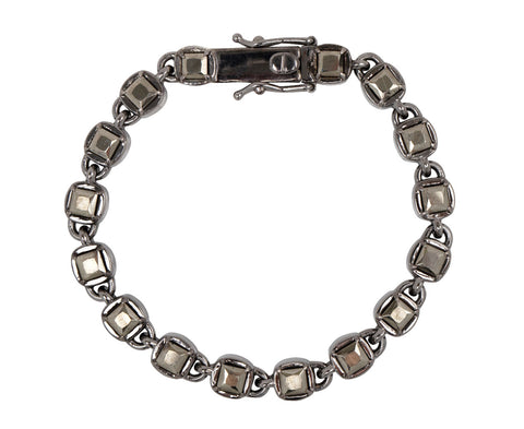 Nak Armstrong Nakard Pyrite 3D Tile Chain Bracelet
