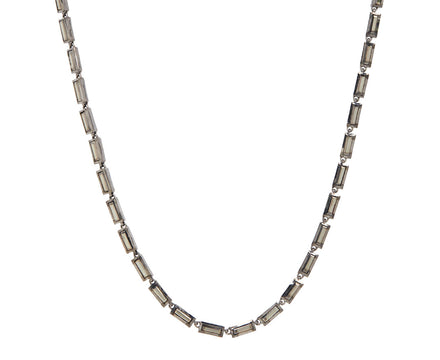 Nak Armstrong Nakard Pyrite Mini Linear Baguette Necklace