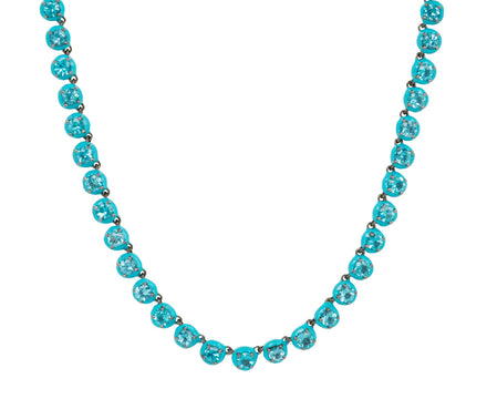 Small Apatite Georgian Rivière Necklace