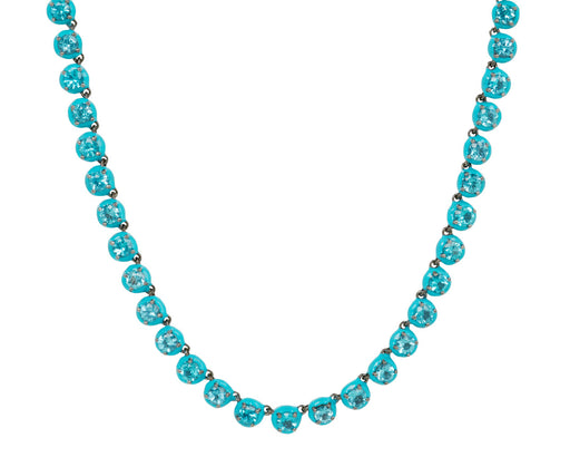 Small Apatite Georgian Rivière Necklace
