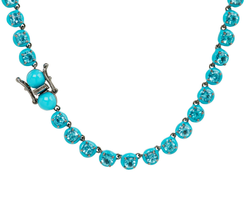 Small Apatite Georgian Rivière Necklace