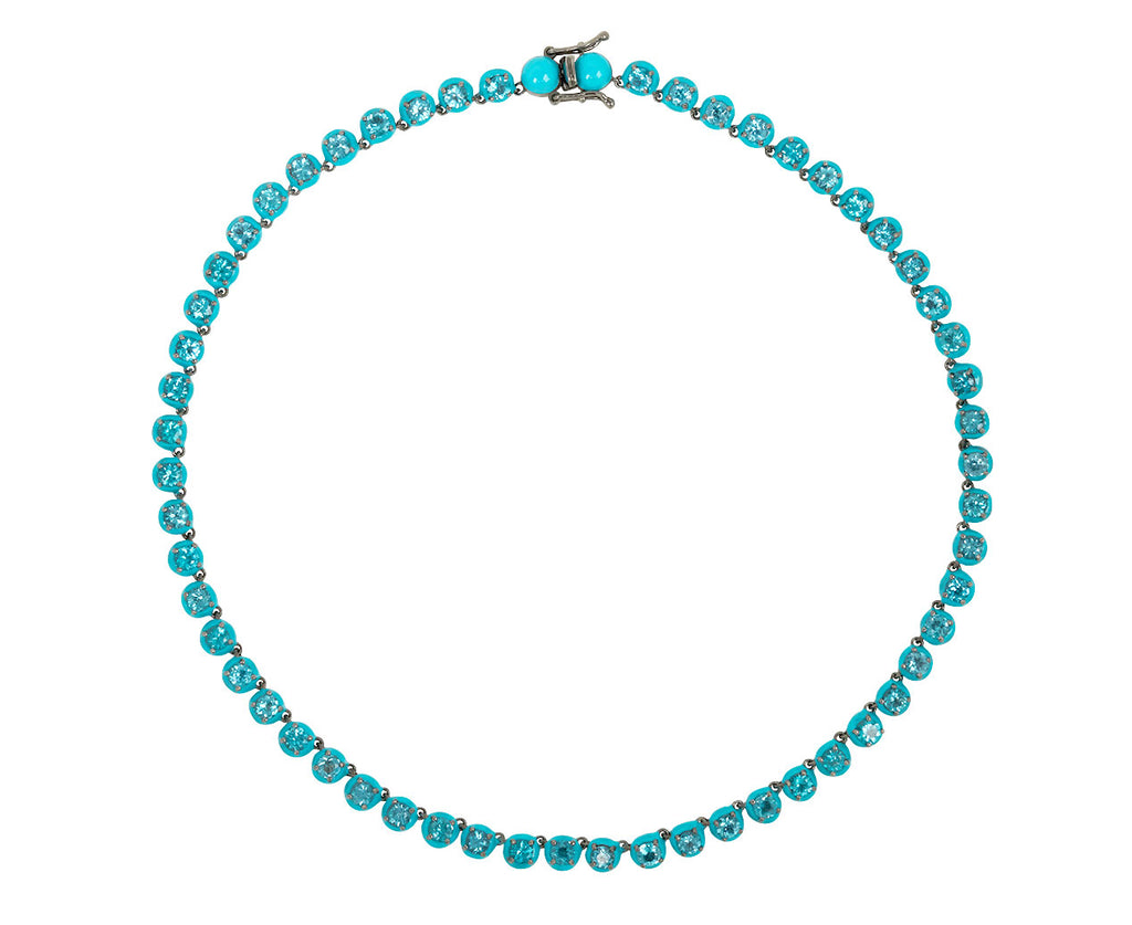 Small Apatite Georgian Rivière Necklace