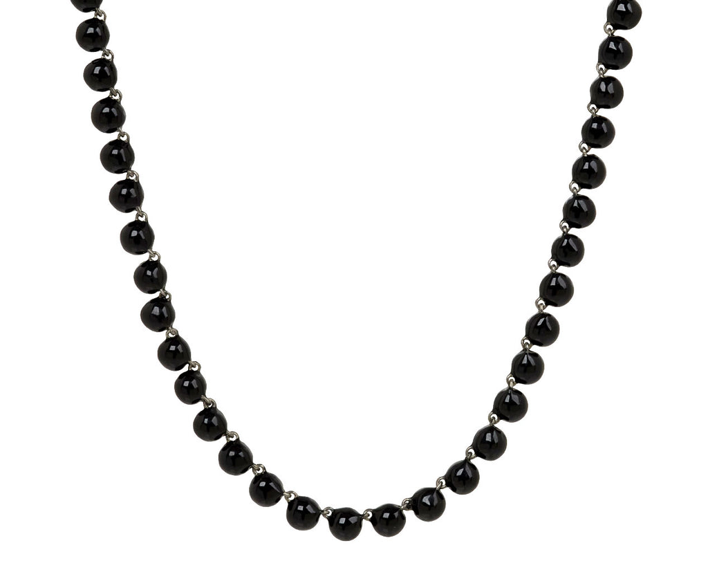 White Zircon Small Georgian Rivière Necklace