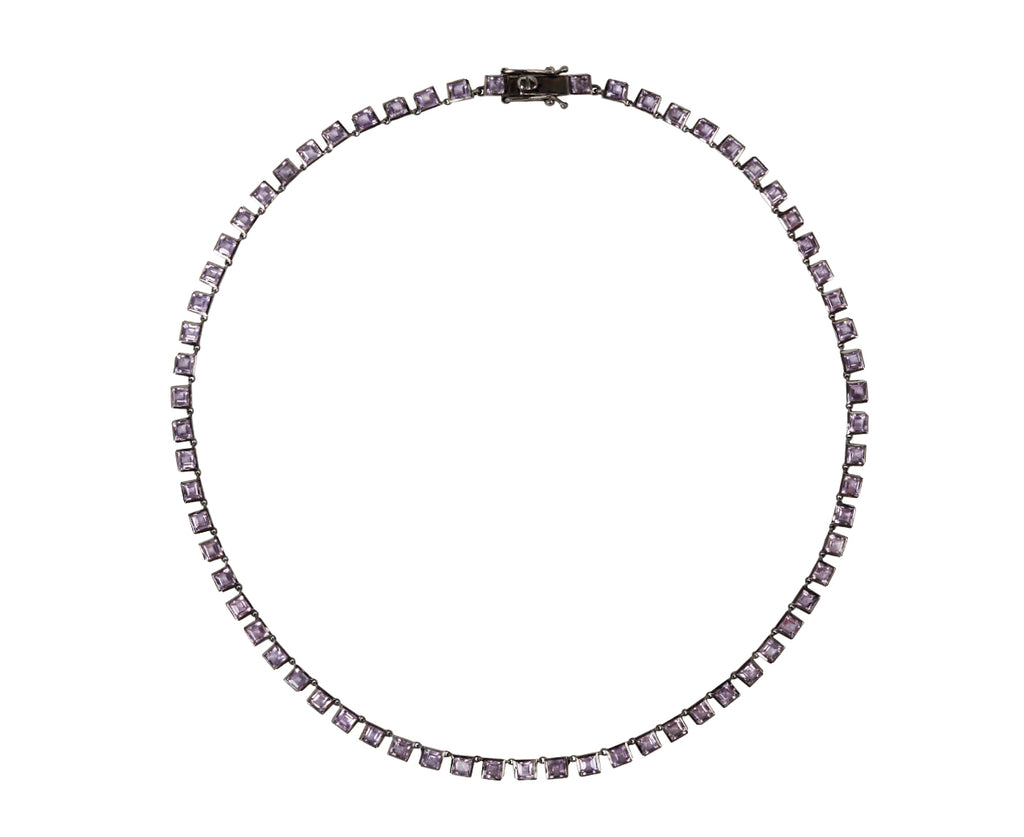 Nak Armstrong Rose de France Brilliant Riviere Necklace - Top Down