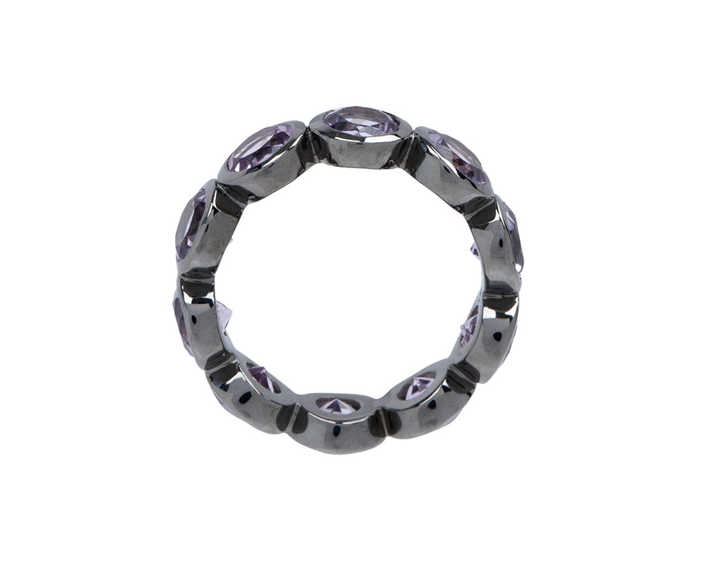 Nak Armstrong Nakard Rose of France Small Dot Eternity Band Ring - Side View