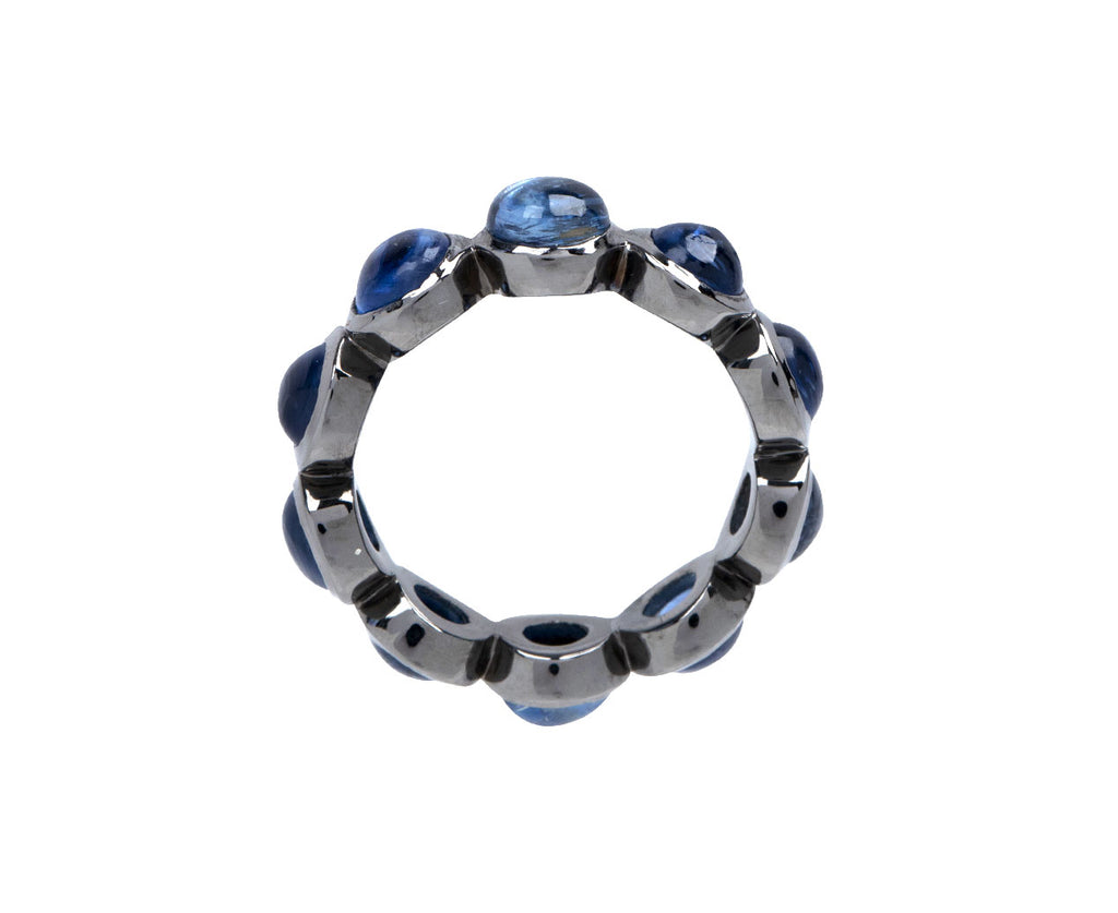 Nak Armstrong Nakard Blue Kyanite Small Dot Eternity Band Ring - Side View