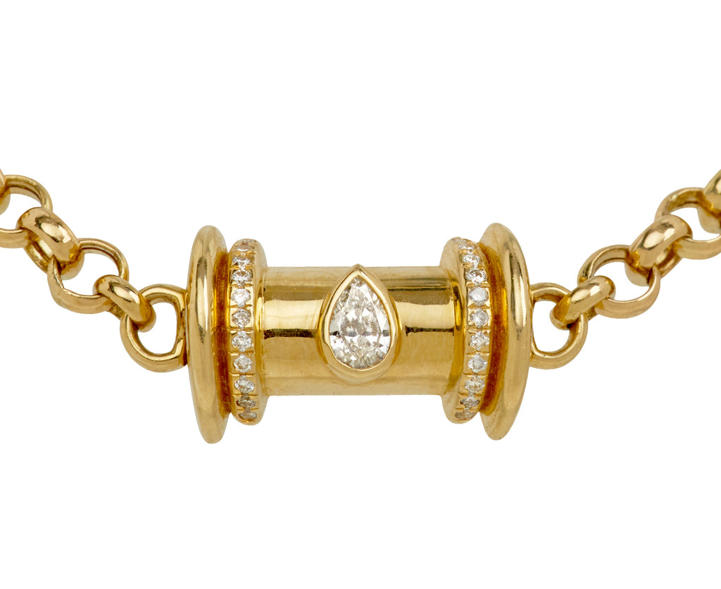 L'Atelier Nawbar Small Warrior Princess Diamond Bracelet - closeup