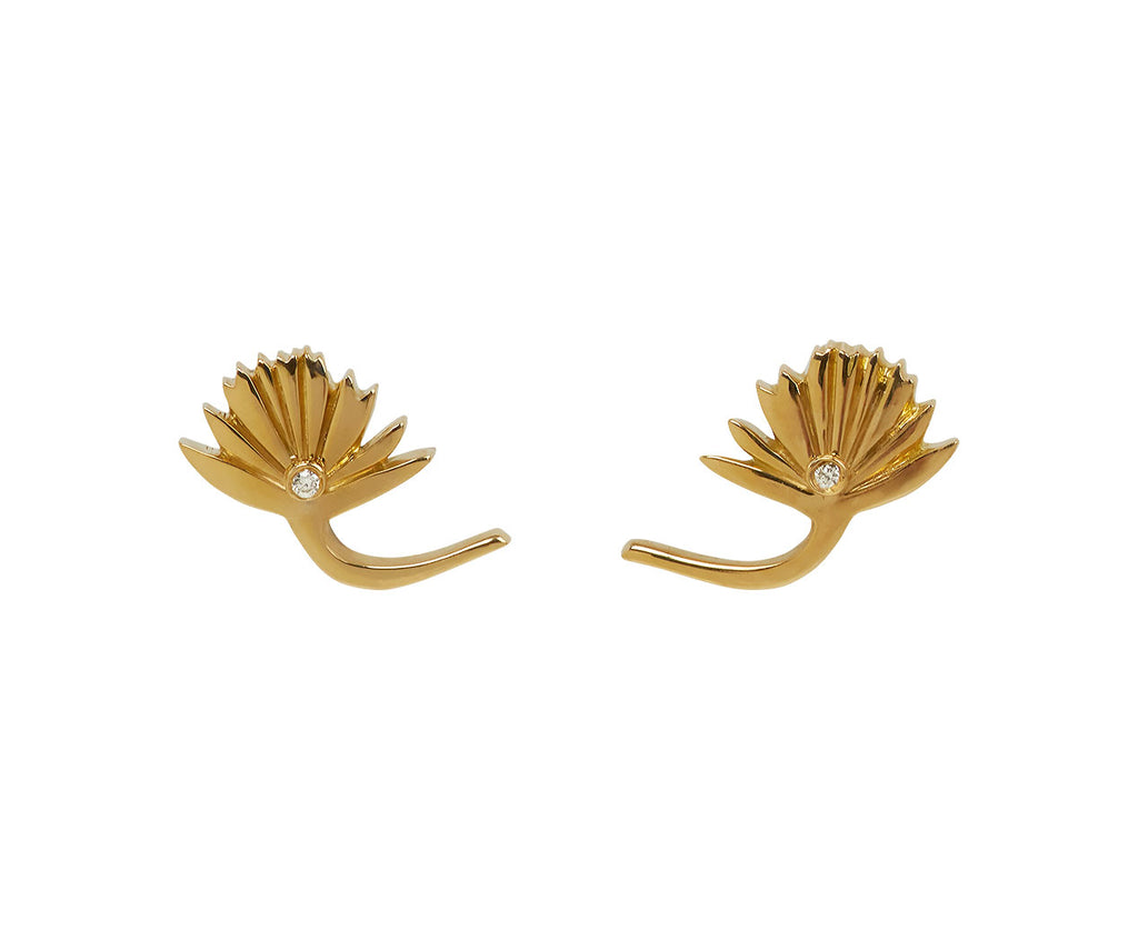 Full Gold Flower Studs-size 1 - TWISTonline 