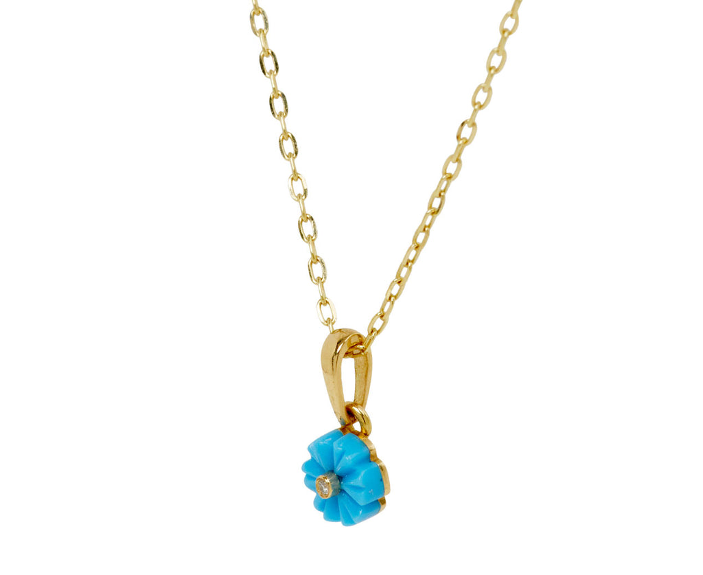 L'Atelier Nawbar Rosette #2 Pendant Necklace - side