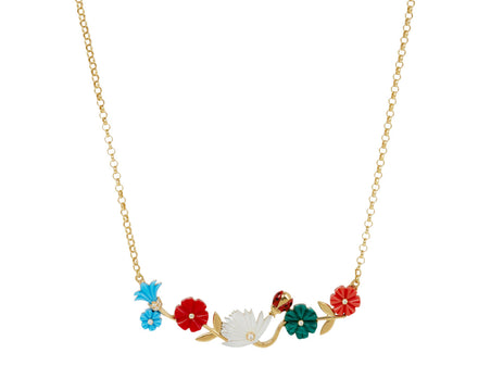 L'Atelier Nawbar Cosmic Love Noah's Arc Bouquet Pendant Necklace