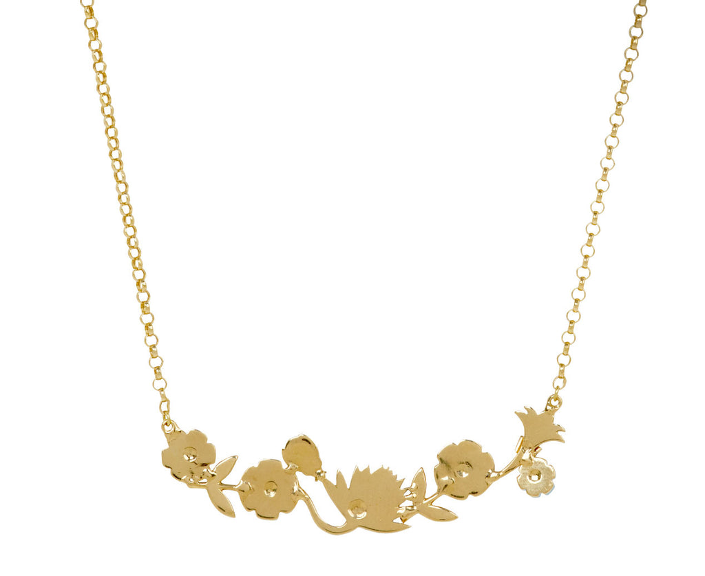 L'Atelier Nawbar Cosmic Love Noah's Arc Bouquet Pendant Necklace - back
