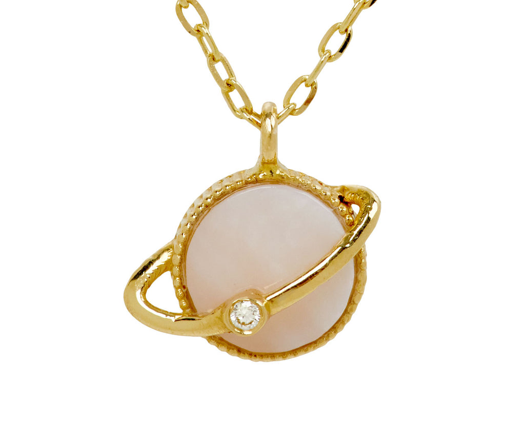 L'Atelier Nawbar Mini Planet Pendant Necklace - closeup
