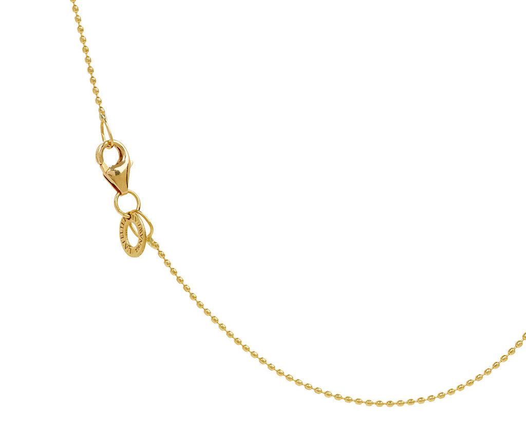 L'Atelier Newbar Armour Tiara Emerald Pendant Necklace - closure