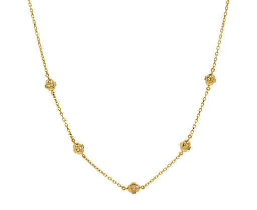 The 5 Dots Gold Necklace - TWISTonline 