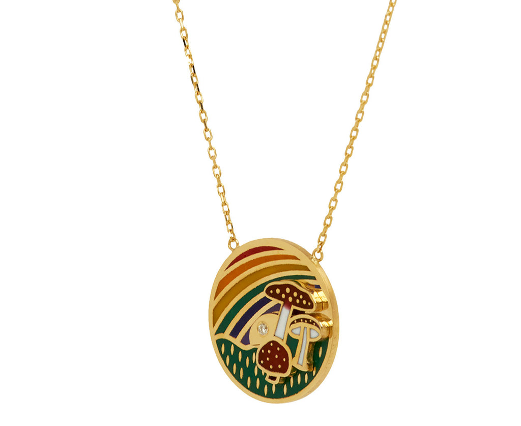 Mushroom Over the Rainbow Necklace - TWISTonline 