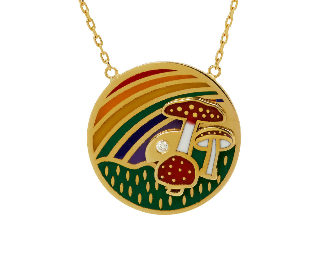Mushroom Over the Rainbow Necklace - TWISTonline 