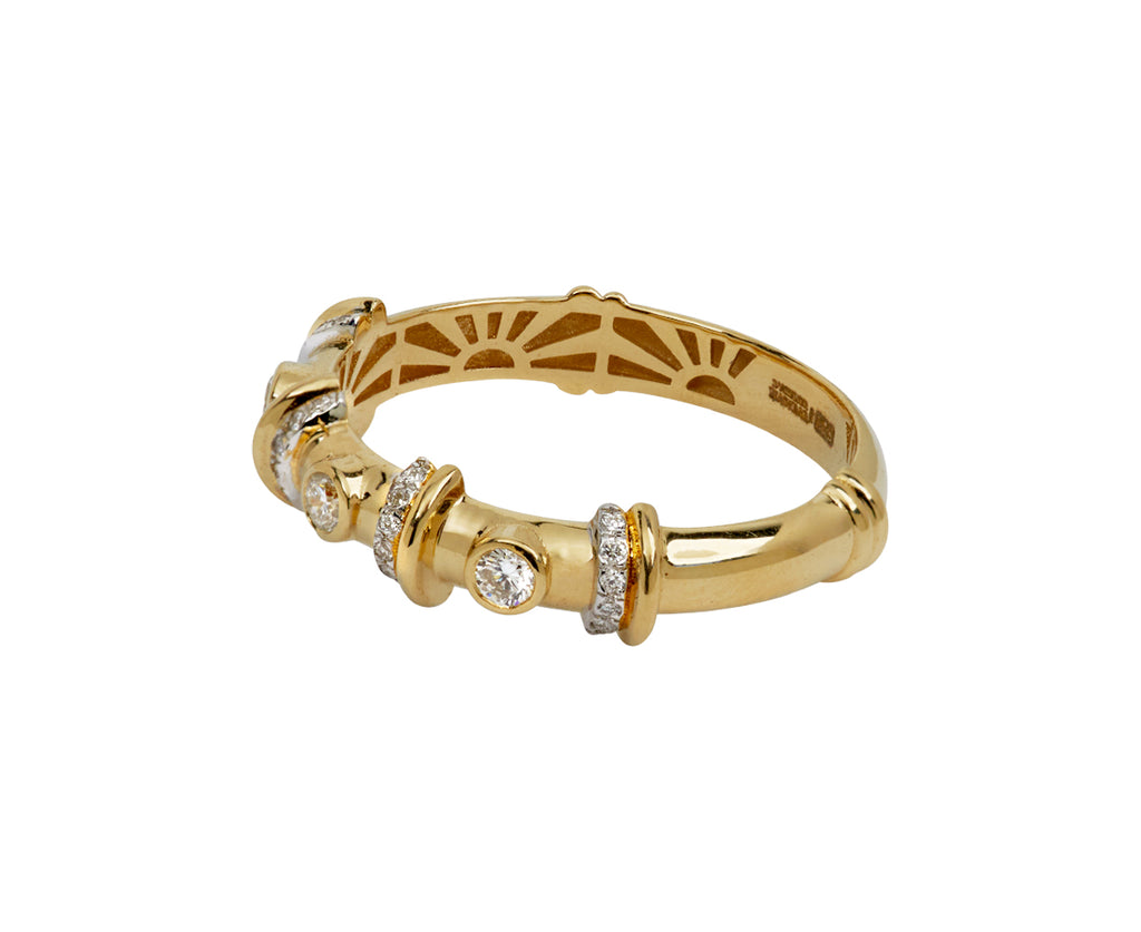 L'Atelier Nawbar Milky Round Diamond Ring - side