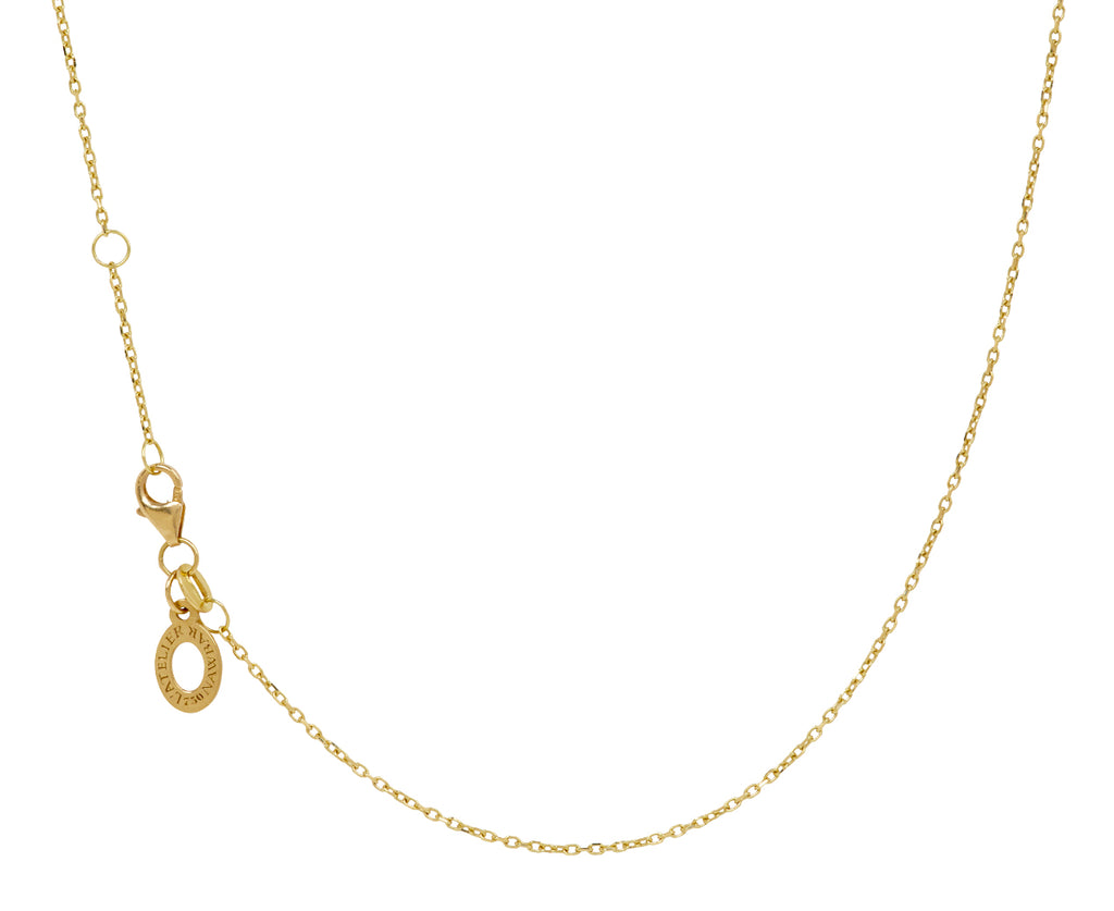 L'Atelier Nawbar Triangle Sunset Pendant Necklace - closure