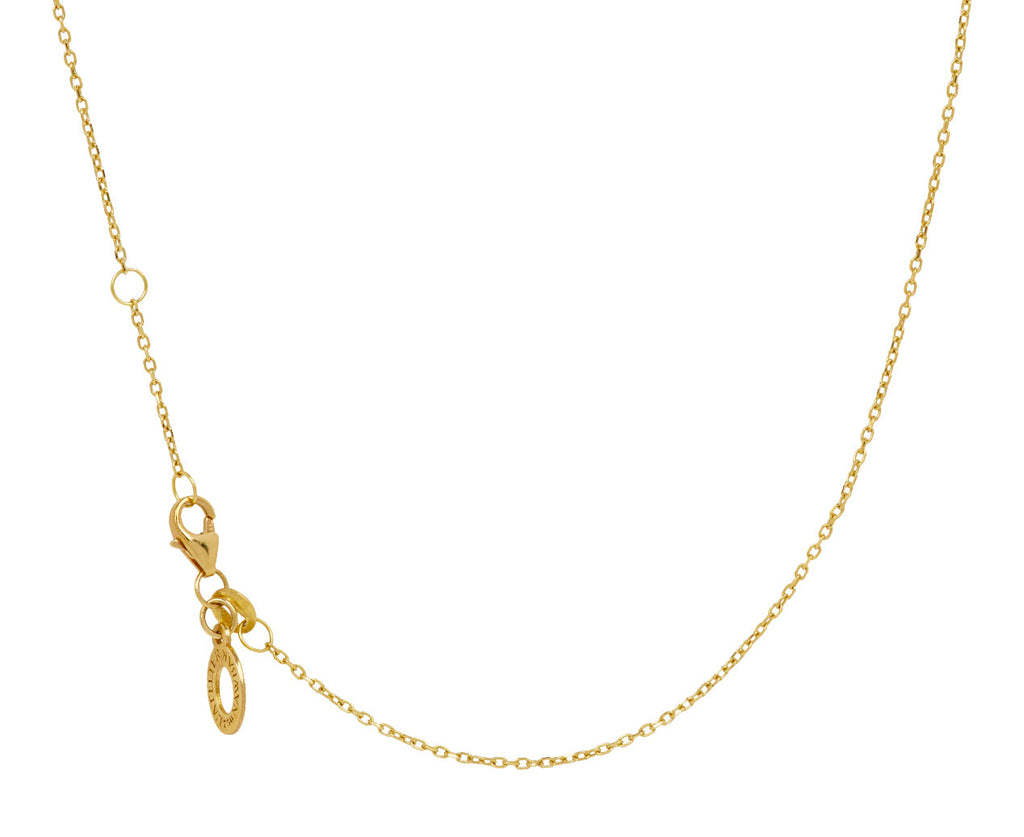 L'Atelier Nawbar Triangle Heart Pendant Necklace - closure