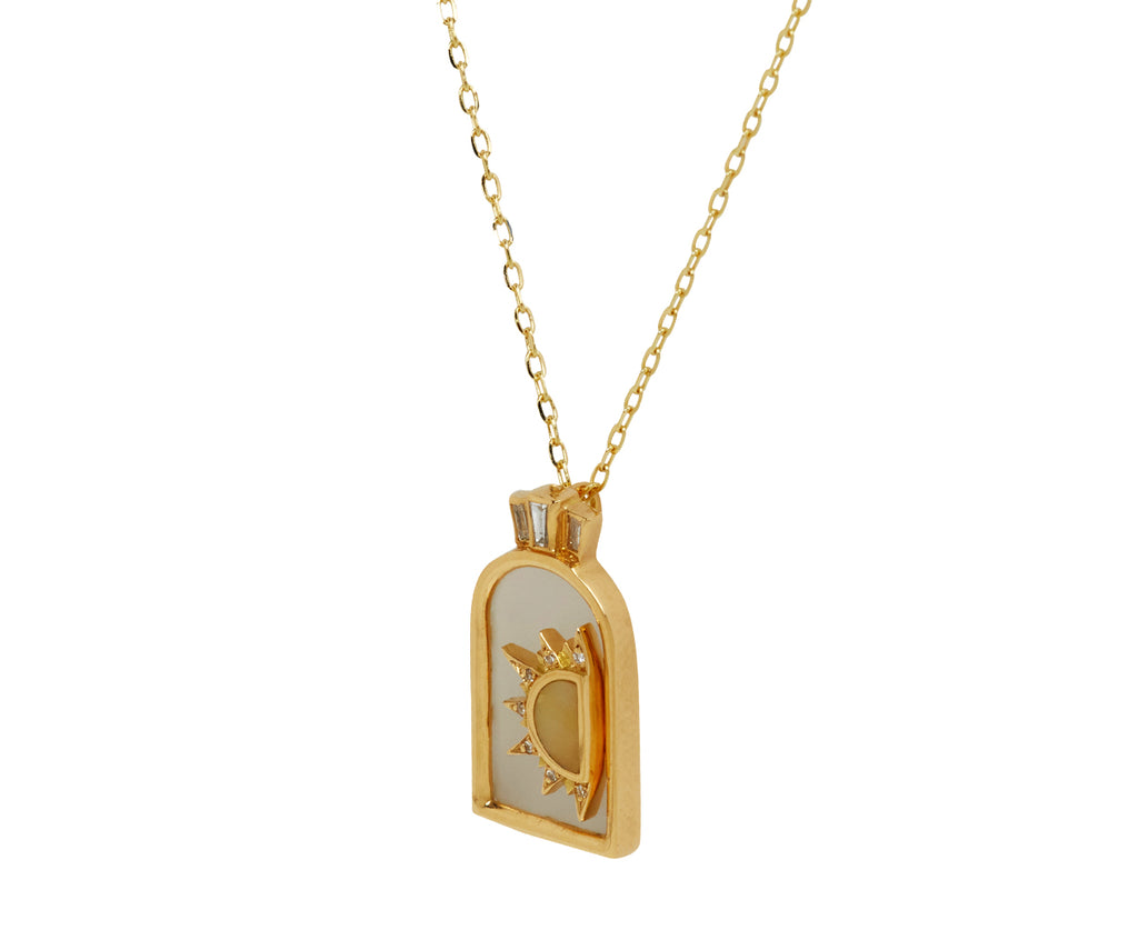 L'Atelier Nawbar Shams Pendant Necklace - side