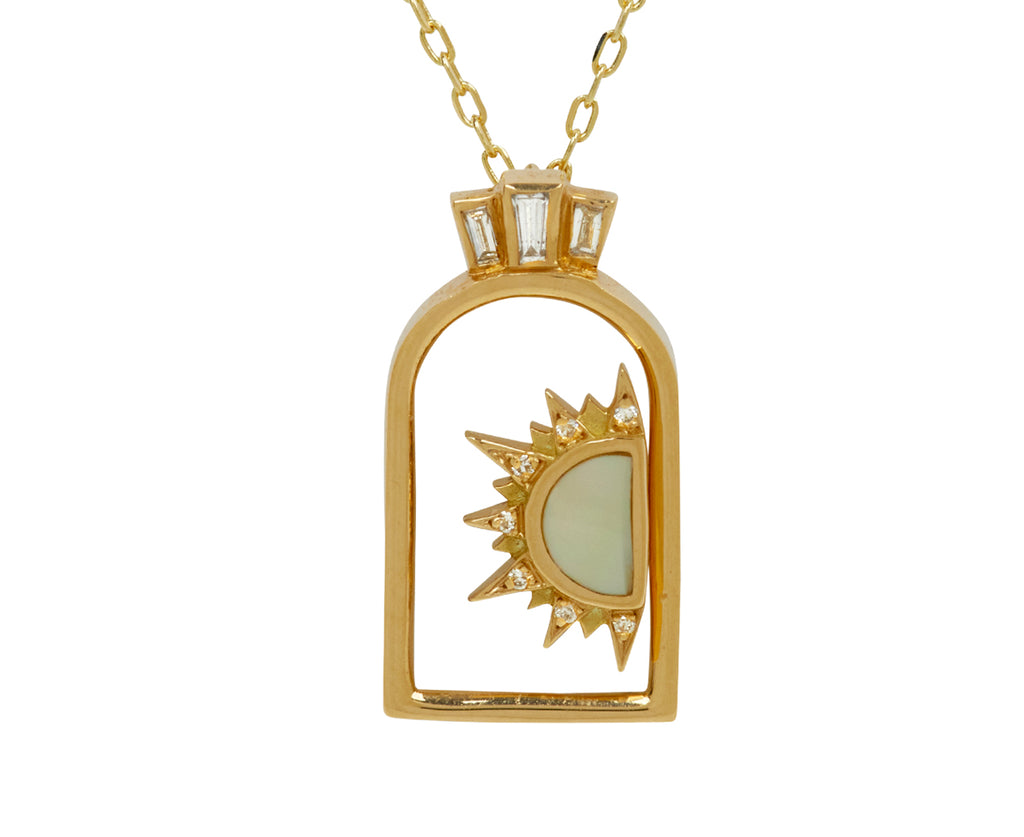 L'Atelier Nawbar Shams Pendant Necklace - closeup