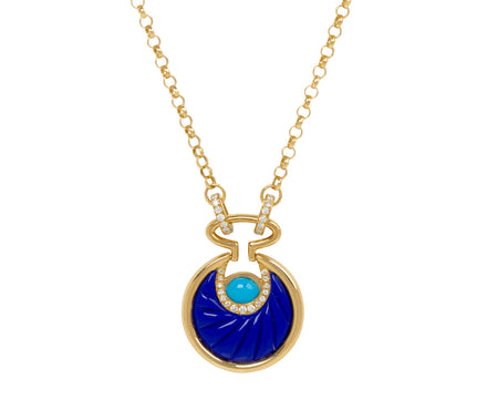 L'Atelier Nawbar Small Circus Moon Pendant Necklace