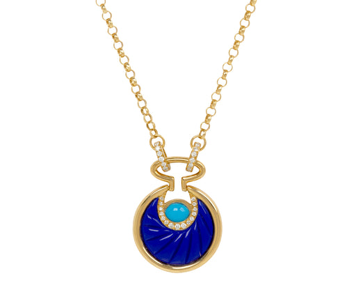 L'Atelier Nawbar Small Circus Moon Pendant Necklace