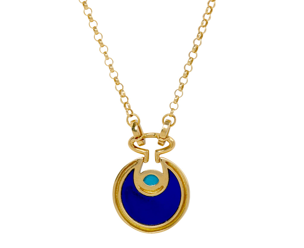 L'Atelier Nawbar Small Circus Moon Pendant Necklace - back