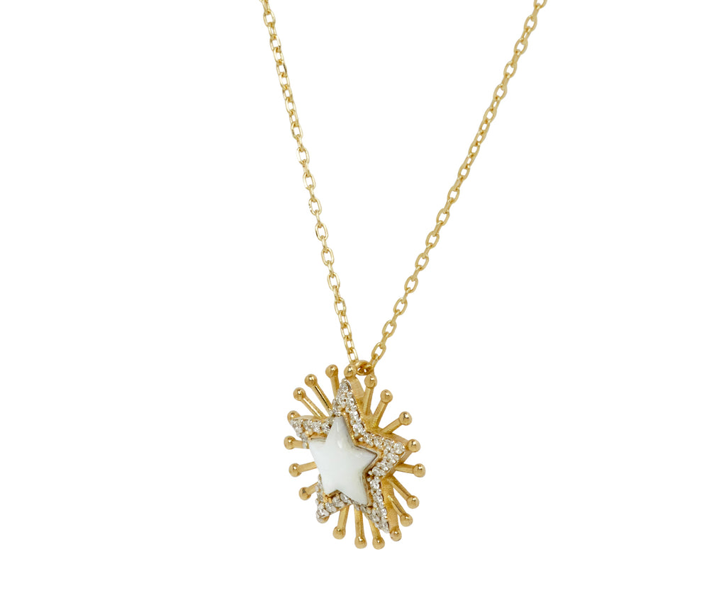 L'Atelier Nawbar Mini Spiky Star Pendant Necklace - side