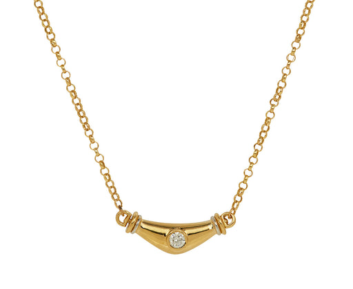 Round Diamond Karma Necklace - TWISTonline 