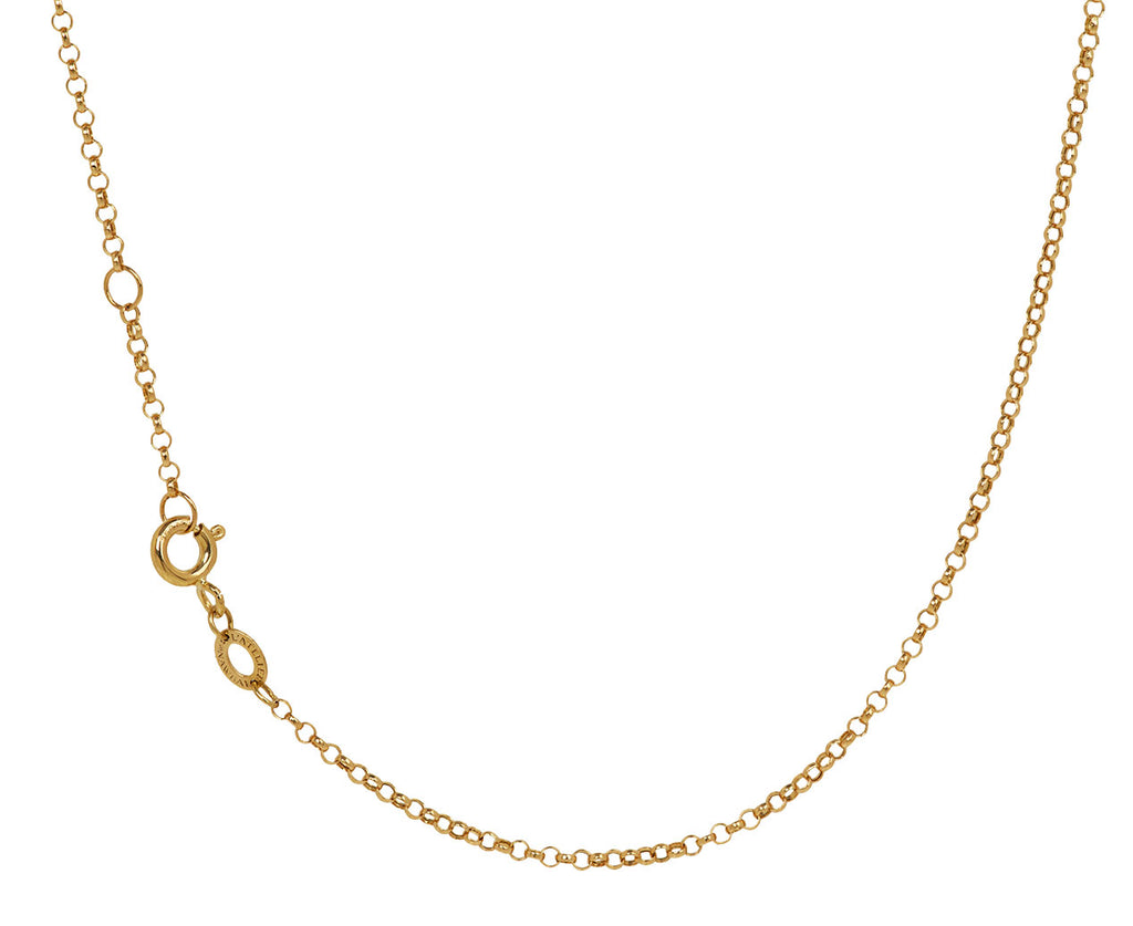 Emerald Pear Pave Stone Karma Necklace - TWISTonline 