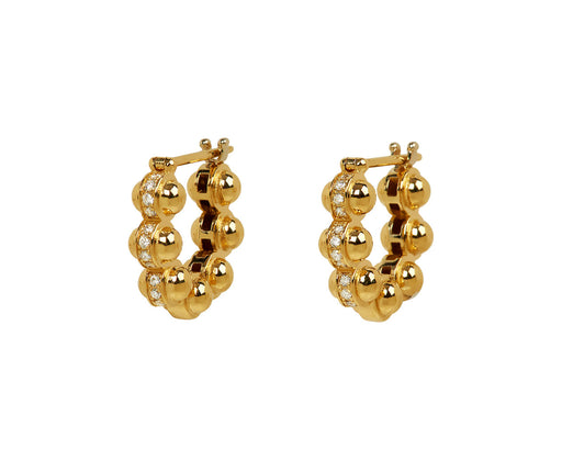 The Gold Atom Earrings - TWISTonline 