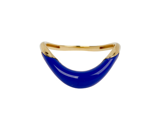 L'Atelier Nawbar Lapis Stackable Boa Ring