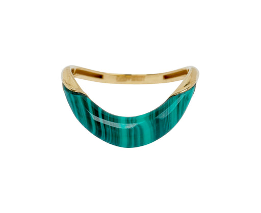 L'Atelier Nawbar Malachite Stackable Boa Ring