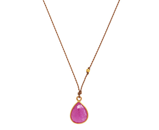 Margaret Solow Ruby Pendant Necklace