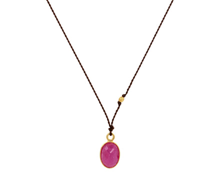Margaret Solow Free Form Ruby Necklace