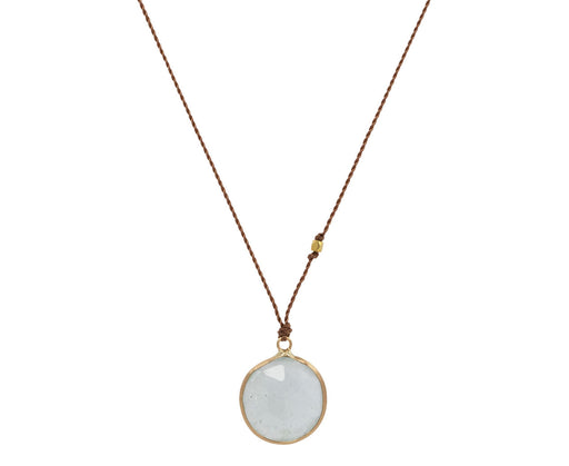 Margaret Solow Aquamarine Pendant Necklace