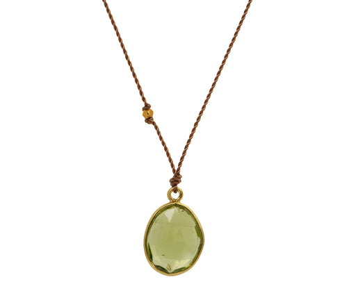 Margaret Solow Peridot Pendant Necklace
