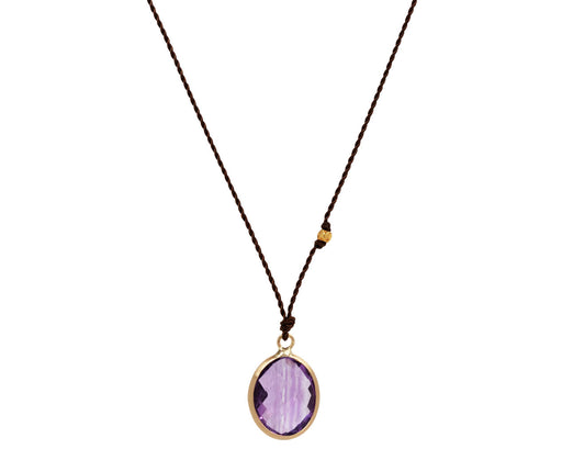 Margaret Solow Amethyst Pendant Necklace