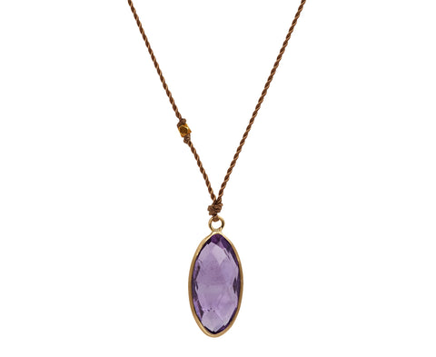 Margaret Solow Amethyst Pendant Necklace