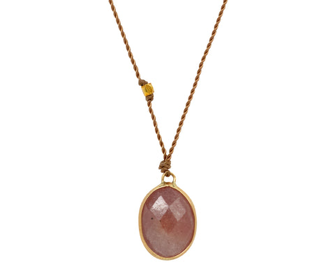 Margaret Solow Sapphire Pendant Necklace