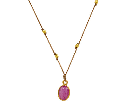 Margaret Solow Ruby Pendant Necklace