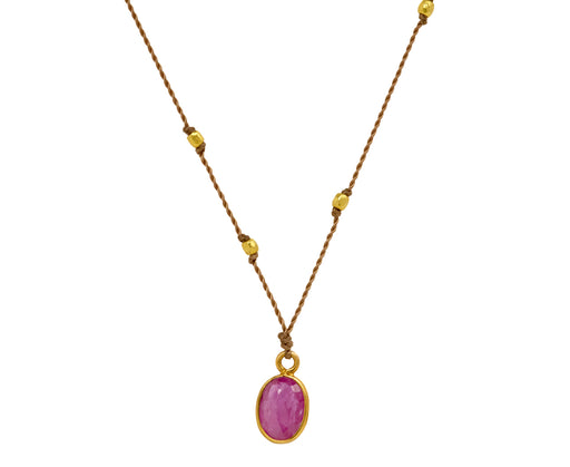 Margaret Solow Ruby Pendant Necklace