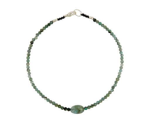 Margaret Solow Double Emerald Beaded Bracelet