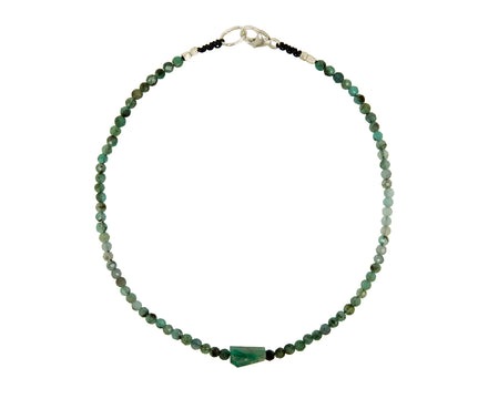 Margaret Solow Double Emerald Beaded Bracelet