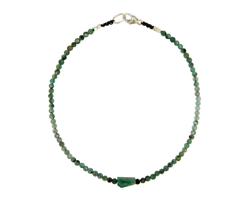 Margaret Solow Double Emerald Beaded Bracelet