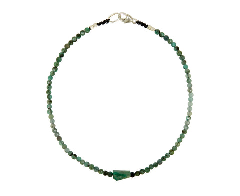 Margaret Solow Double Emerald Beaded Bracelet