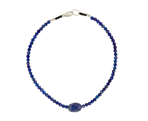 Margaret Solow Lapis and Sapphire Beaded Bracelet