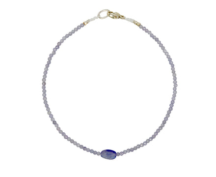 Margaret Solow Double Tanzanite Beaded Bracelet